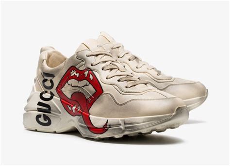 sneakers gucci ryrhon|gucci rhyton distressed sneakers.